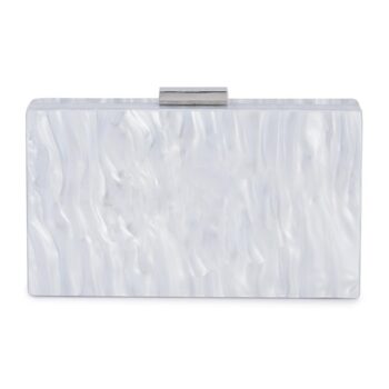 Olga Berg Mrs Acrylic Clutch Back