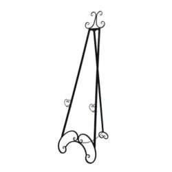 Black metal easel hire Melbourne. On Trend Event Hire