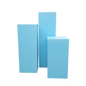 Blue Square Plinths - Image 2