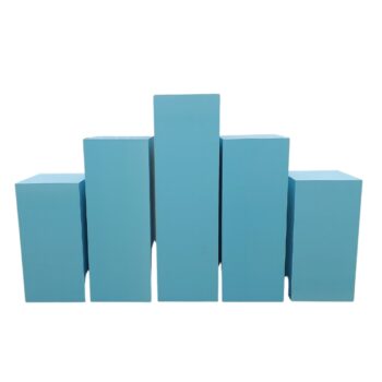 Blue Square Plinths