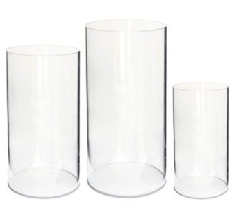 Clear round plinths - On Trend Event Hire