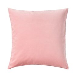 pink velvet cushion