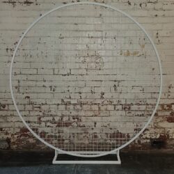 White mesh screen - On Trend Event Hire