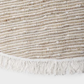 Round Fringe Rug - Image 4