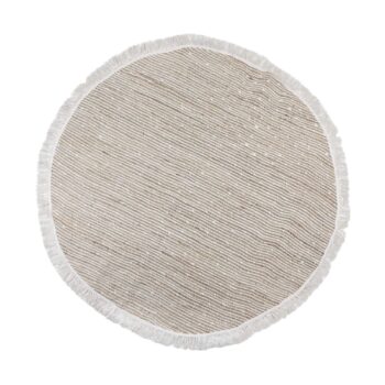 Round Fringe Rug