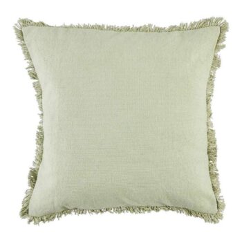 Sage Fringe Cushion