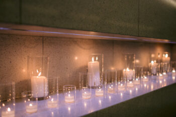 On Trend Event Hire. Buy candles and hire glass candle holders. Melbourne event decor hire.