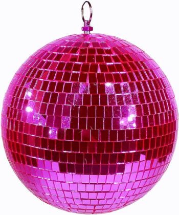 Pink Mirror Ball. On Trend Event Hire.