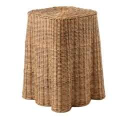 Wicker Wave Plinth. On Trend Event Hire