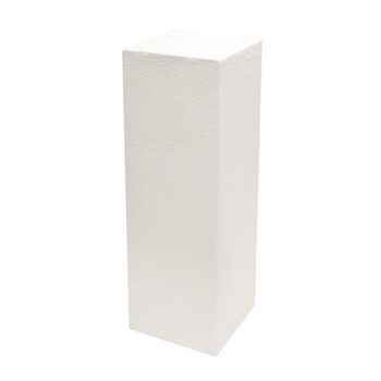 White Textured Limestone Plinths for hire Melbourne