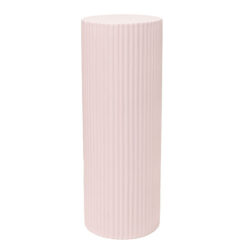 Pink Ripple Plinth hire Melbourne. Ripple plinths for hire.