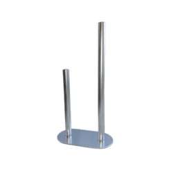 Silver Two Tube Vase - On Trend Event Hire. Wedding Hire Melbourne