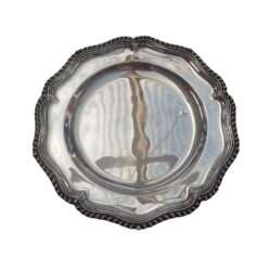 Silver Flower Tray. Vintage silverware trays for hire Melbourne