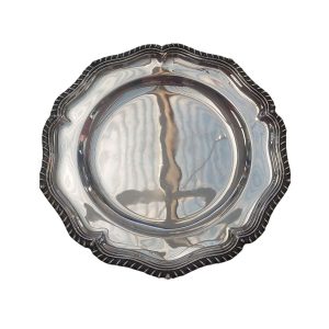 Silver Flower Tray. Vintage silverware trays for hire Melbourne