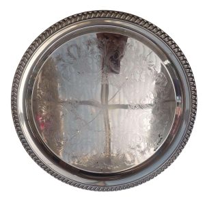 Silver Round Tray Hire Melbourne