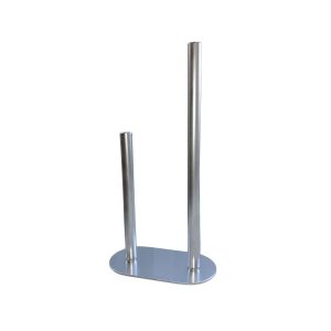 Silver Two Tube Vase - On Trend Event Hire. Wedding Hire Melbourne